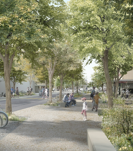 Place de la gare Lausanne